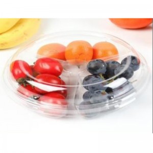 Три-compartment Fresh-cut Fruits Box капак 205*122*58 mm Hj-160
