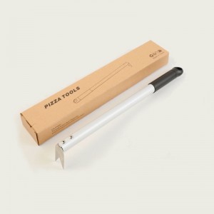 Обръщане на пица вилици Пица Търнър Алуминиева дръжка за печене Здраво за съхранение&прехвърляне на кухня и инструмент за печене...