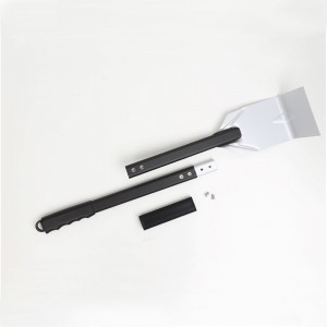 Грил въглен пепел пепел рейк комина почистване с скрепер тежко натоварване на грил пепел железен барбекю почистващ грил покер ск...