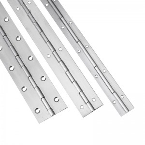 Персонализирана дълга панта 201#304#дебелина 1,2 мм от неръждаема стомана дебела пиано шарнир непрекъснат редит шкаф за пиано шарнир