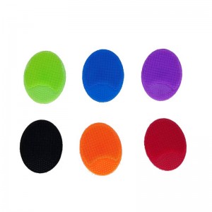 Силиконова четка за почистване на лицето, силиконов овален почистване на лицето четка мек силиконова четка за почистване на лице...