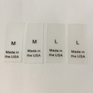 Прозрачна печатна марка за доставка