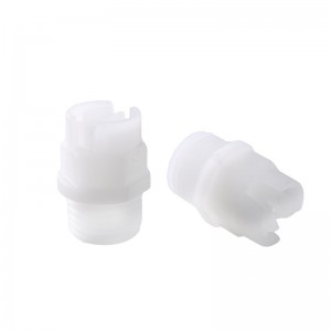 Корозионна устойчива водна струя Почистване на пластмаса PP PVDF Плосък вентилатор Пълен конусен спрей накрайник