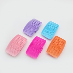 Силиконов грим за почистване на четка за грим, почистваща четка за грим, преносима подложка за почистване на четка за грим, инстру...