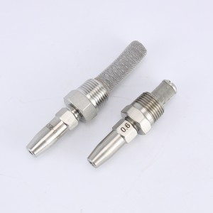 Мощна течна колона спрей дюза хартия за режещо ръбово водна струя игла на иглата