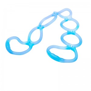 Силиконови издърпващи ленти, еластично издърпване на въжето силиконово издърпване на въжета фитнес устойчивост на устойчивост ...