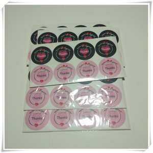 Стикер за кръгов етикет