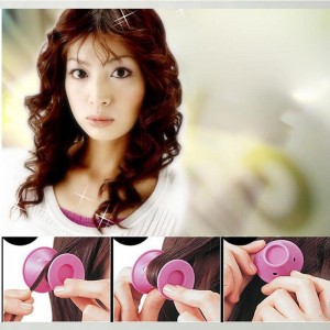 Без топлинно отопление къдрици, силиконови къдрици инструменти за къдрене, без отопление, без увреждане на косата, лесна за почис...