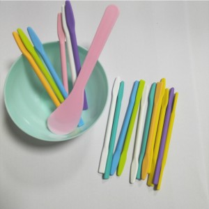 Силиконова разбъркваща пръчка смола Смесване на пръчка Грим за лице Разбъркваща пръчка, за смесване на смола течна боя Епоксидна...