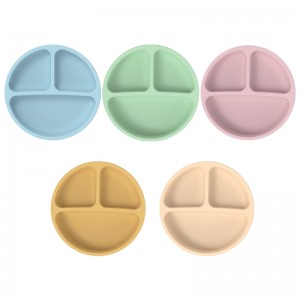 Силиконови деца - Интегрирана чаша за вечеря с чиния за вечеря в чинията