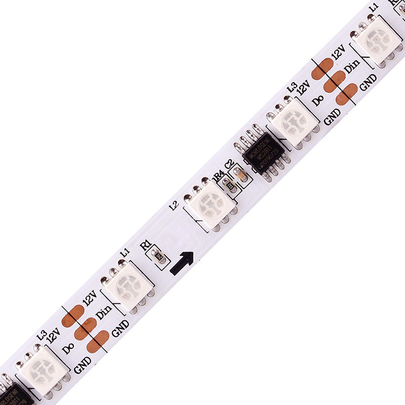 WS2811 60LELS/m RGB цифрова лента