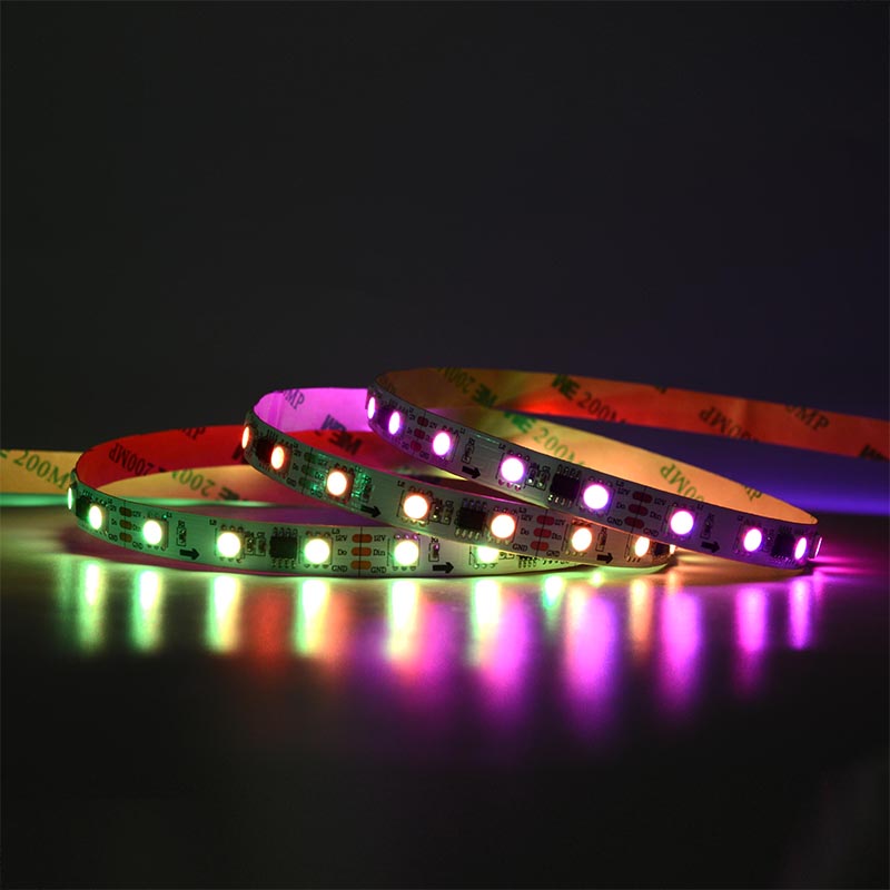 WS2811 60LELS/m RGB цифрова лента