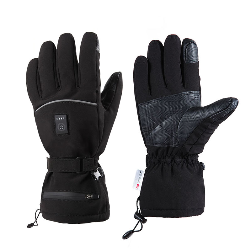 Ръкавици за отопление на ски за жени Мъжки водоустойчиви ръкавици за отопление на сензорен екран