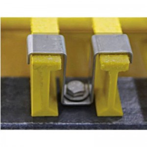 Неръждаема стомана FRP GRP FiberGlass Slating M клип с пирон и болт