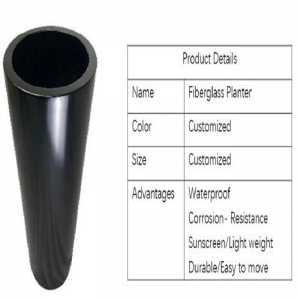 FRP саксия с цветя от фибростъкло