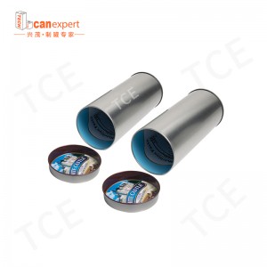 Празни кръгли кутии за чай за храна запечатана желязна кутия чай опаковка кафе захар по поръчка чай занаятчийски подаръци за под...