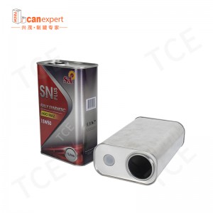 Top Sale Leak Proof 1L Опаковка на масло квадратна консерва с пластмасови капаци за изтегляне