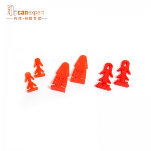 TCE- фабрично захранване PE Bolt Plug Tinplate 0,3 mm Metal може да се включи в изпускателната тапа