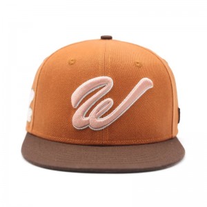 OEM/ODM 6 панел Персонализирана лого на бродерия Монтирани шапки за капачки