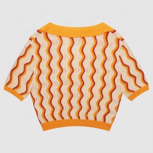 2023 Нов дизайн Персонализиран жените \\\\ Knitwear v Neck Loz