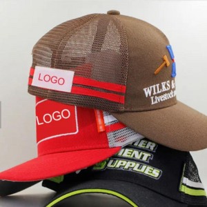 Персонализирана 3D бродерия 5 панела навън на вратата бейзбол спортна шапка капиерна капачка копче шапка