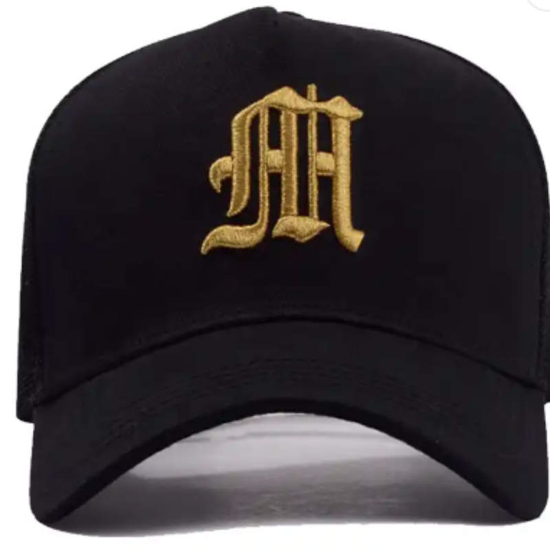 Персонализирайте собственото си лого Промоционално мъжко 5 панелно мрежесто шапка Шапка за камиони Персонализирана бродерия Бейзболна шапка Шапка за камиони