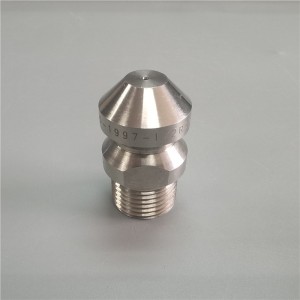 От неръждаема стомана Изтичане на чистене на дюза с високо налягане на дюзата