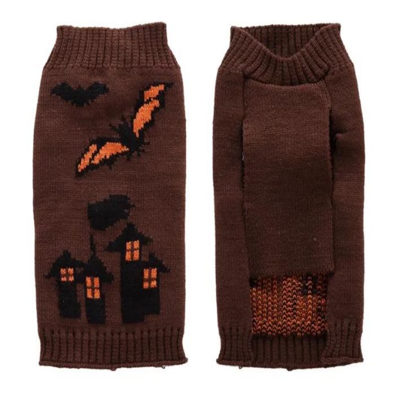 Хелоуин топъл домашен костюм дрехи кучета пуловер за средно големи кучета