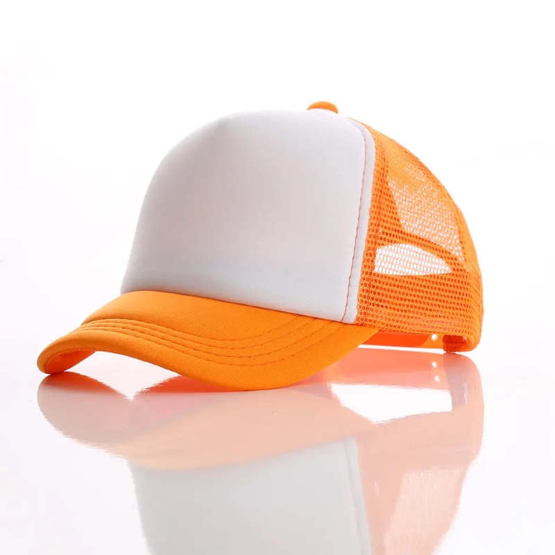 Регулируем на едро Snapback Classic Unisex Youth с едноразмерна мрежа извита Bill Poly-Foam Front Trucker Hat for Kids