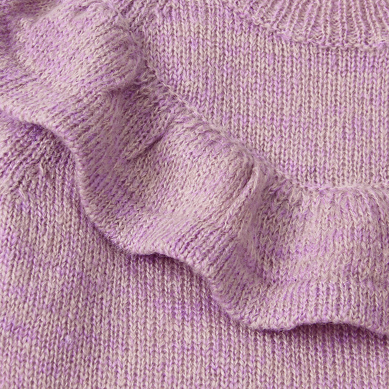 Бебешки дрехи момичета момичета с дълъг ръкав плетен пуловер пуловер плътни цветни модели за плетене бебешки момичета пуловери