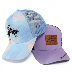 Персонализирани класически висококачествени 5 панелни шапки за бейзболен камион с лого на бродерия, печат за преса