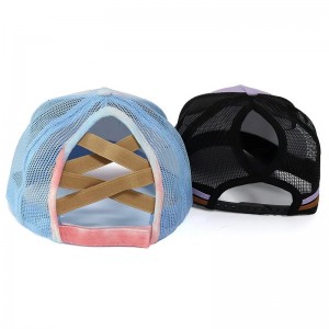 Персонализирани класически висококачествени 5 панелни шапки за бейзболен камион с лого на бродерия, печат за преса