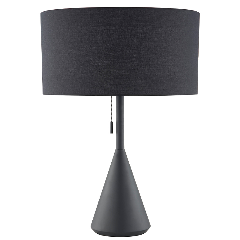 Black Finish Desk Lamp с превключвател на веригата за дърпане в стаята