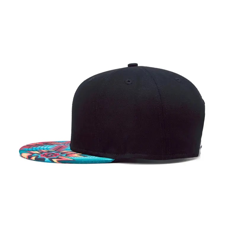 3D Печат Snap Back Flat Brim Hat Street Dance Hip Printing Flat Bill Hawaiian Hats Design Your Smapback Cap/hat