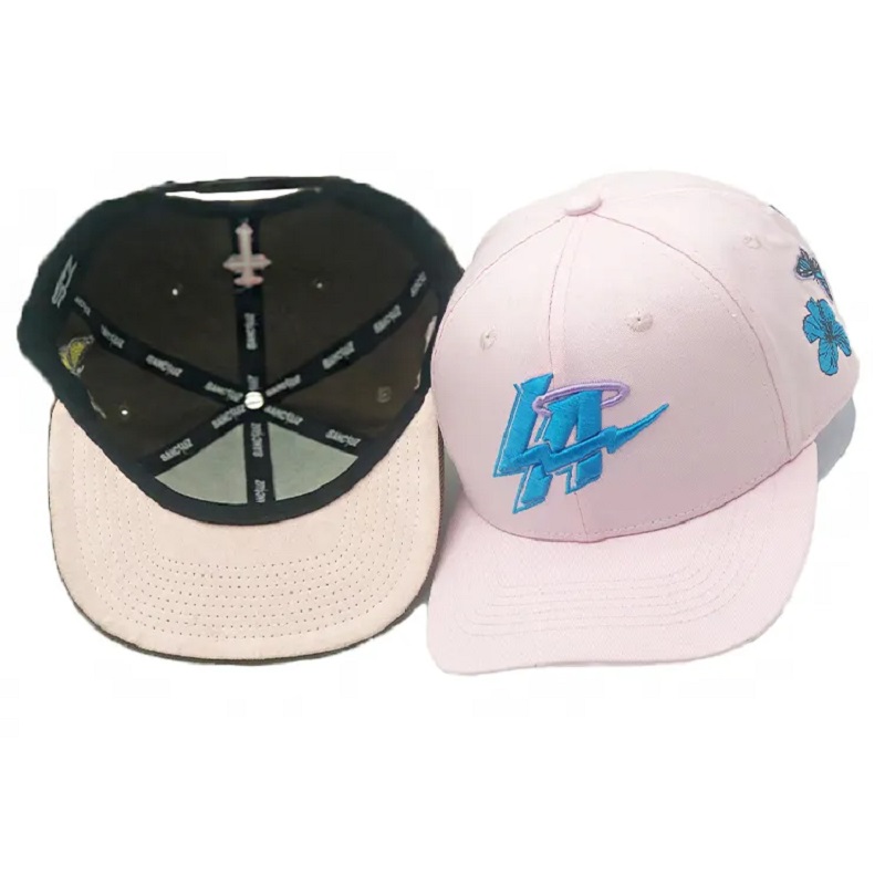Персонализиран 6 панел 3D лого на бродерия Microbend Brib Baseball Cap for Men