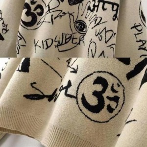 Приемете малки поръчки памучен плетене Производство Мъже пуловер