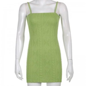 Модно облекло плетене на една кука памук лято жени рокля пуловер