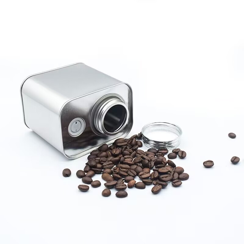 Персонализиран калайд калайд може производител печат калайд празно кафе боб чай калай за подарък метал може да бъде 250g кафе калаена опаковка