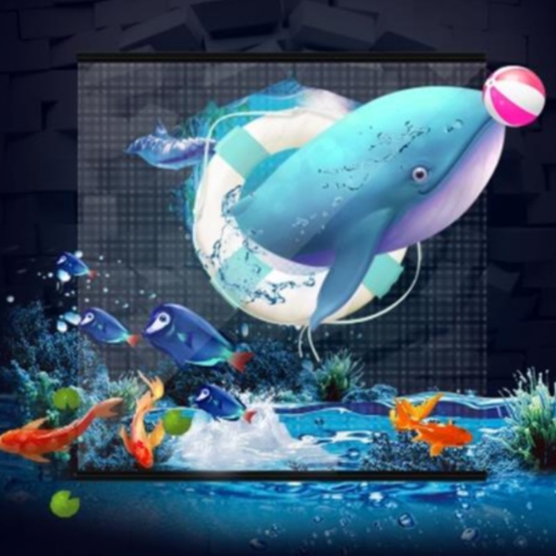 Кратко въведение в прозрачния холографски LED екран