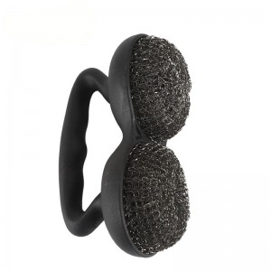 BBQ GRILL Четка от неръждаема тел с пластмасова дръжка