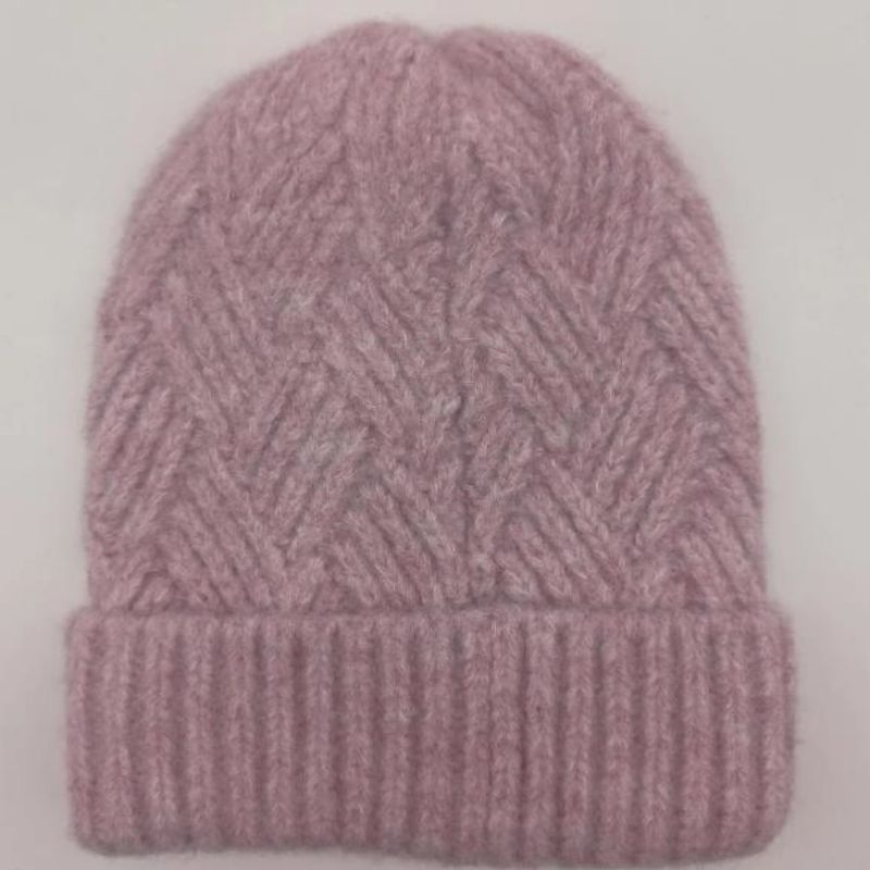 Топла зимна модна смес кабел плоска плетене шапка