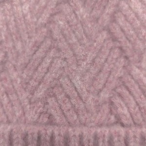 Топла зимна модна смес кабел плоска плетене шапка