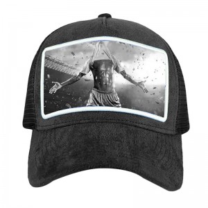 На едро висококачествена мрежа персонализиран кадифе за камион Капачка 5 панела Персонализиран апликация Емонация Черна кадифе...