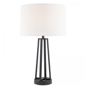 Dark Bronze NightSand Light с/off Rocker Switch, удобен изход и USB порт за зареждане в хотелската стая