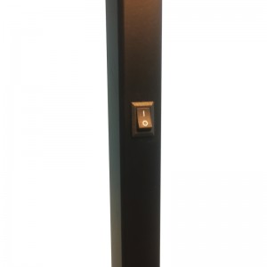 Диван на хотел Waterwalk до лампа с матово черно покритие в стаята