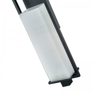 Хотел хотел с стена с матово черен покрив и правоъгълна лента на ленена акрилна сянка в хотел Типичен коридор