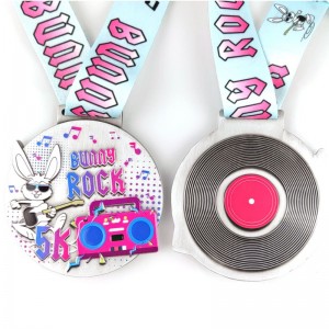 Персонализирани състезателни медали, провеждащи 10K медали спортни предизвикателства медали маратон медали за финиширане на мар...