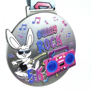 Персонализирани състезателни медали, провеждащи 10K медали спортни предизвикателства медали маратон медали за финиширане на мар...