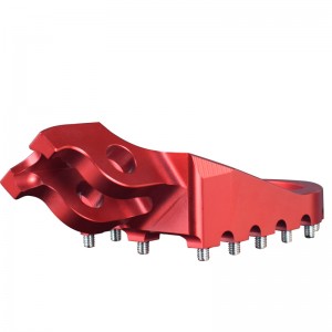 CNC модифицирани части CNC ултра точно обработка на обработка на големи части Офроуд мотоциклет модифицирани педали за крака