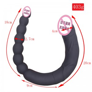 840 Фабрична цена Водоустойчива жени за възрастни секс играчки с двойна глава дилдо реалистично